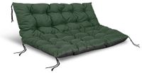 zestaw poduszka ogrodowa 120/80 cm + 120/40 cm na ławkę palety
