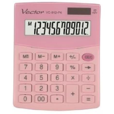 KALKULATOR VECTOR VC-812-PK 5904329965703 zdjęcie 1