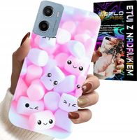 ETUI DO MOTOROLA E15 / G05 - WZÓR W SŁODKIE PIANKI, OBUDOWA, PLECKI