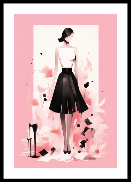 Plakat 30x45cm Pastelowe Love zdjęcie 3