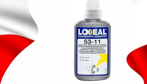 KLEJ DO ŁOŻYSK WAŁÓW TULEJEK LOXEAL 53-11 ŚREDNIO DEMONTOWALNY 50 ml na Arena.pl