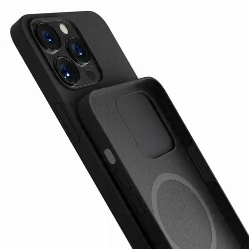 Etui na Apple iPhone 15 Pro Max - 3mk HARDY Silicone MagCase Graphite na Arena.pl