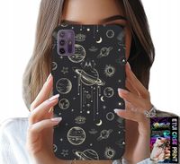 ETUI DO MOTOROLA MOTO G10 POWER - KOSMOS PLANETY GWIAZDY KSIĘŻYC + SZKŁO