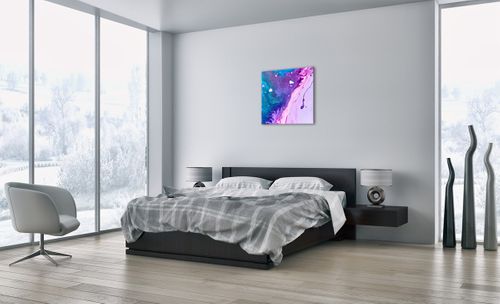 Obraz Na Płótnie - Kompozycja Błekit - 60X60 Cm - Ac60X60-3824 na Arena.pl