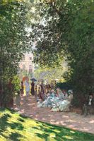 Plakat 20x30cm The Parc Monceau, Monet Vintage do Salonu