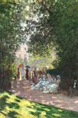 Plakat 20x30cm The Parc Monceau, Monet Vintage do Salonu