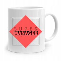 Kubek Prezent Dla Kierownika Super Manager Z Nadrukiem Ze Zdjęciem
