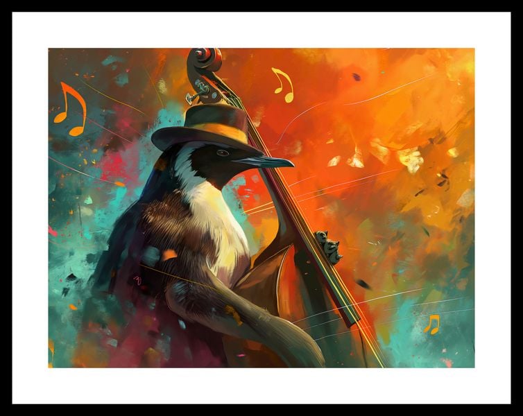 Plakat 40x30cm Pingwinia Nuta zdjęcie 3