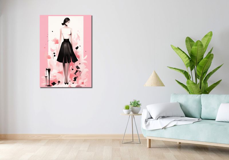 Obraz 70x100cm Pastelowe Love zdjęcie 2