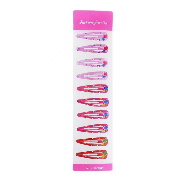 Spinki - pyki różowe 4,5cm 10szt zdjęcie 1