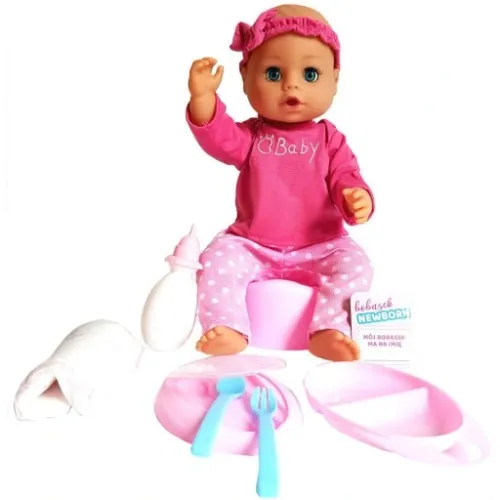 LALKA SIKAJĄCA 43cm BOBAS NEWBORN Bobasek PL na Arena.pl