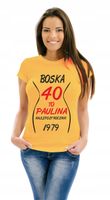 Koszulka PREZENT na urodziny 18 20 30 40 50 60 70