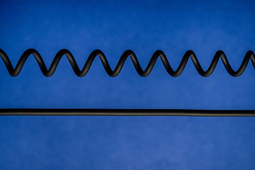 Kabel Newell USB-C - USB-C 100 W, 1,5 m, silikonowy, spiralny, czarny na Arena.pl