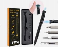 Długopis Wielofunkcyjny Multitool 11 w 1 Latarka linijka śrubokręt