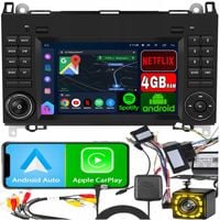 RADIO do MERCEDES W906 SPRINTER W169 W245 W639 VITO VIANO CarPlay Android