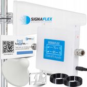 WZMACNIACZ ZASIĘGU SYGNAŁU GSM 2G 3G 4G 5G 5 ZAKRESÓW + ANTENY