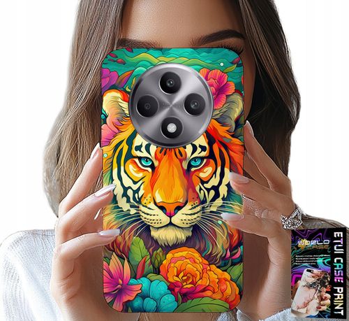 ETUI DO OPPO RENO12 F / 12FS 5G - ZWIERZĘCE WZORY TYGRYS TYGRYSEK CASE na Arena.pl