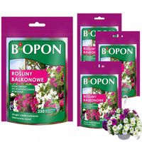Nawóz Koncentrat Do Roślin Kwiatów Balkonowych Bopon 350 g x 4 sztuki