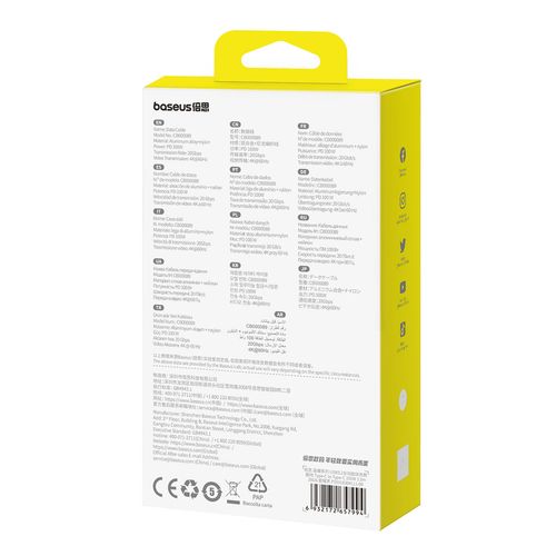 Kabel przewód Crystal Shine USB-C - USB-C USB3.2 100W 20Gbps 1.5m - czarny na Arena.pl