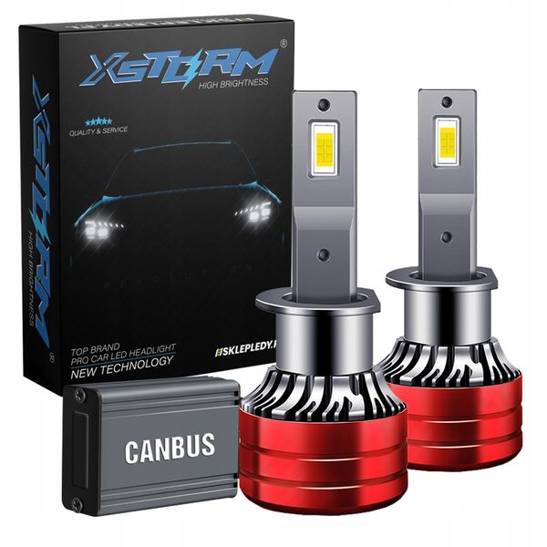 ŻARÓWKI H1 LED XSTORM 120W 22000LM MOCNE CANBUS zdjęcie 1