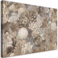 Obraz boho AI - Morskie Zwierzęta i rośliny 100x70
