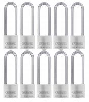 ZESTAW 10 KŁÓDEK ABUS DŁUGIE TITALIUM 64TI/30HB60 SYSTEM JEDNEGO KLUCZA