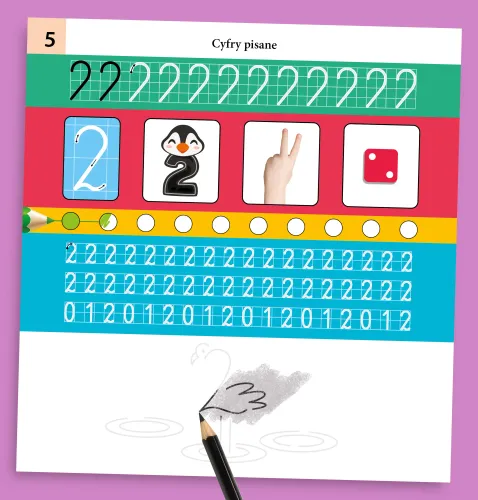 Multisensoryczna kaligrafia. Cyfry pisane na Arena.pl