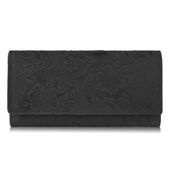 portfel damski skórzany w kwiaty vintage rfid paolo peruzzi t-25-bl