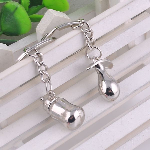 Ozdobny brelok do kluczy Butelka i Smoczek zdjęcie 4