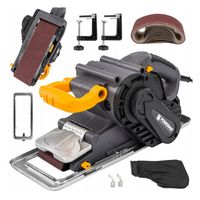 Szlifierka TAŚMOWA do drewna METALU mocna ręczna STOŁOWA z regulacją 2000W