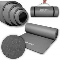 MATA DO JOGI GRUBA 1,5cm ANTYPOŚLIZGOWA DO ĆWICZEŃ PILATESU WYTRZYMAŁA 180