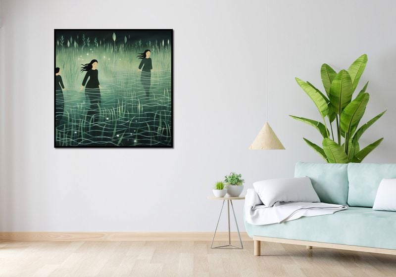 Plakat 100x100cm Pośród Ciszy zdjęcie 4