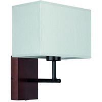 Lampa ścienna SONAR 5723976 prostokątna abażurowa loft szara