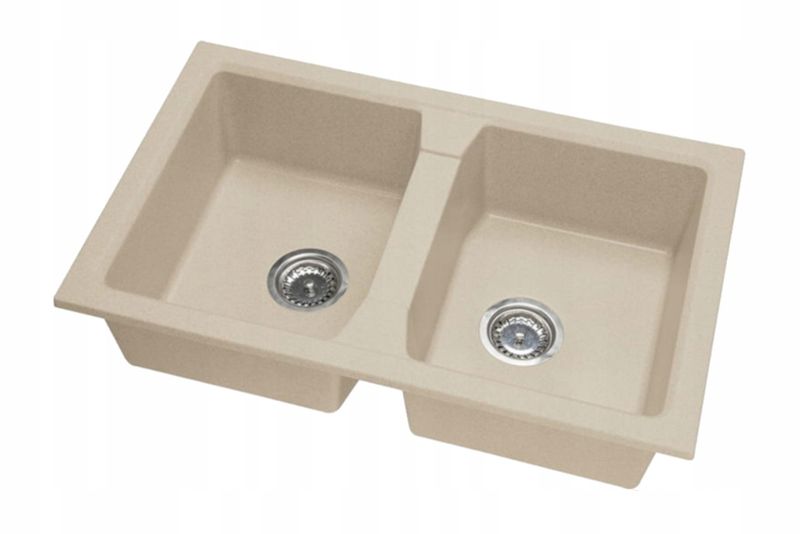 ZLEW ZLEWOZMYWAK GRANIT 8 kolorów 77x48 + SYFON zdjęcie 8