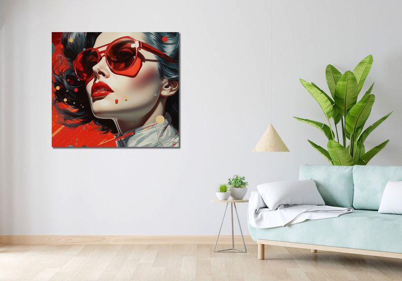 Obraz 100x90cm Wizja Przyszłości zdjęcie 2
