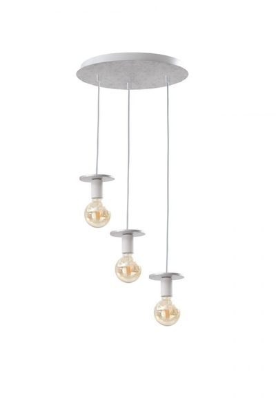 Lampa wisząca 3xE27 SATURN SILVER zdjęcie 1