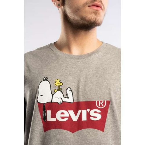 Levi's PEANUTS GRAPHIC TEE 0525 PEANUTS HEATHER GREY M na Arena.pl