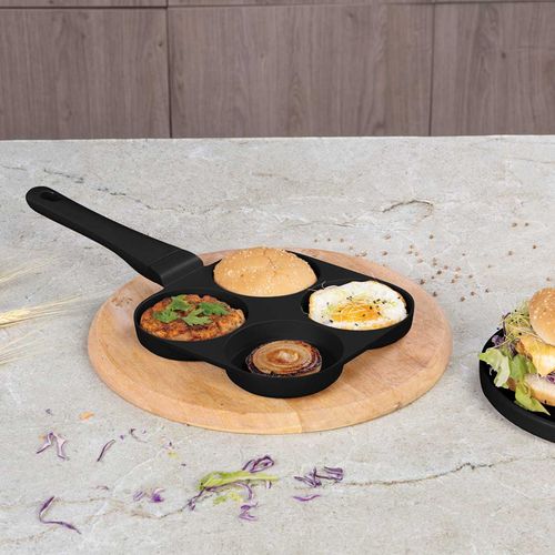 patelnia tytanowa 26cm do hamburgerów jajek berlinger haus bh-7797 black na Arena.pl