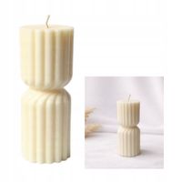 Świeca sojowa wolnostojąca dekoracyjna klepsydra prezent naturalna handmade