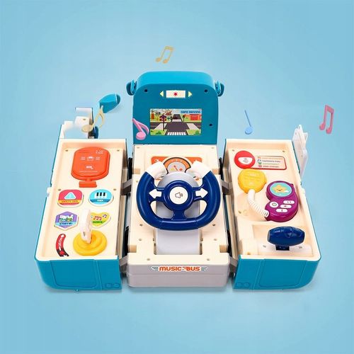 INTERAKTYWNY SAMOCHÓD WBIJAK EDUKACYJNY POJAZD DLA DZIECI Z DŹWIĘKIEM 6M+ na Arena.pl