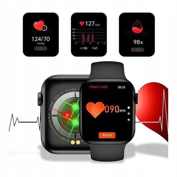 Smartwatch niktrade 206477236 czarny zdjęcie 4