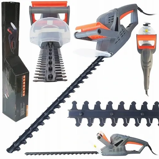 ELEKTRYCZNE NOŻYCE DO ŻYWOPŁOTU KRZEWÓW 45CM 1500W zdjęcie 1
