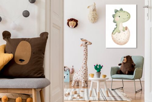 Obraz 50x70cm Wzory dla Dzieci, Chłopca Do Pokoju - Jajko na Arena.pl