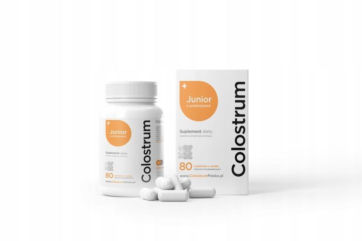 2x Colostrum dla Dzieci Junior PROBIOTYK oraz Witamina C z Colostrum 20 tab zdjęcie 6