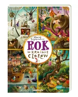 Obrazkowa książka edukacyjna dla dzieci Rok w Krainie Czarów Oprawa twarda