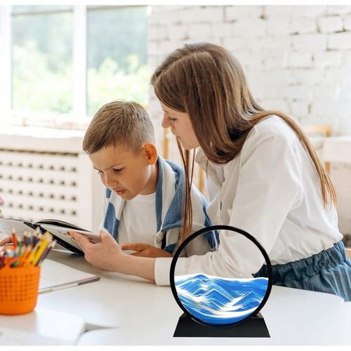 DYNAMICZNY PIASEK OBRAZ RUCHOMY 3D DEKORACJA OBRAZEK OZDOBA NA BIURKO na Arena.pl