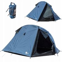 Namiot Kempingowy 2-Osobowy Tunelowy Ogrodowy Turystyczny Kopułowy XXL