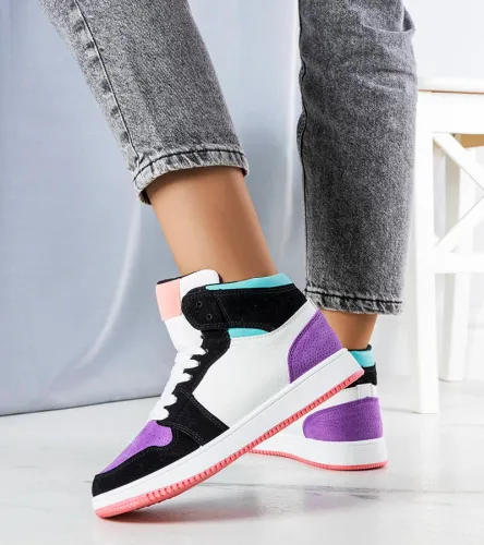 Fioletowe sneakersy za kostkę Kari 36 na Arena.pl