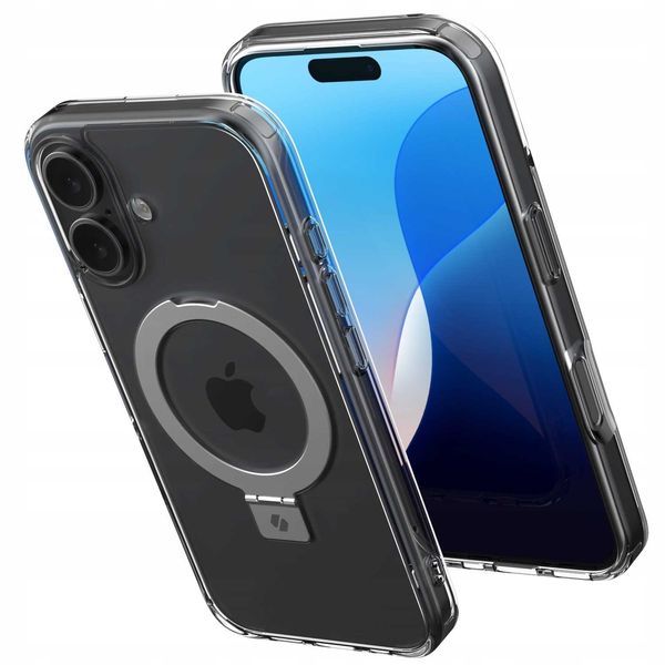 Spacecase Ring Pro Mag Iphone 16 Clear zdjęcie 13
