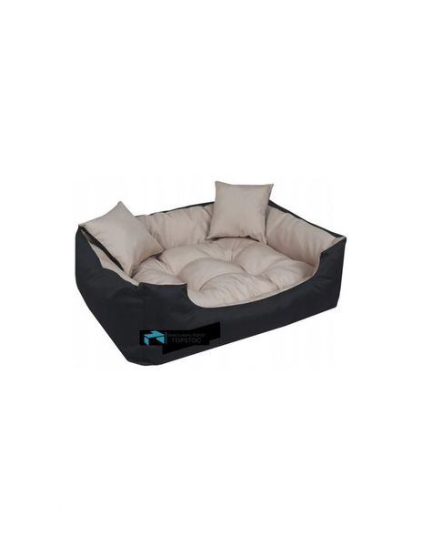 Duże Legowisko Kojec Łóżko Dla Psa Kota 100x75 cm Beżowe zdjęcie 1